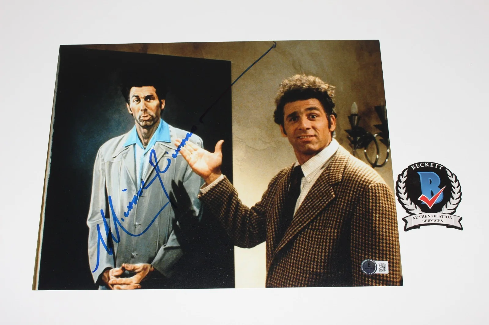 Michael Richards — MICHAEL RICHARDS SIGNED SEINFELD 11x14 PHOTO BECKETT COA COSMO KRAMER AUTOGRAPH, image 3