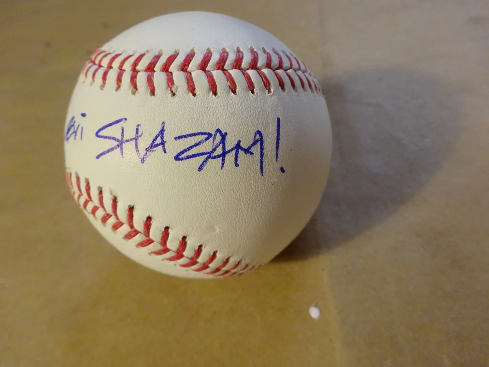 Zachary Levi — Signed Zachary Levi Autographed Baseball Shazam Beckett BAS COA, image 3
