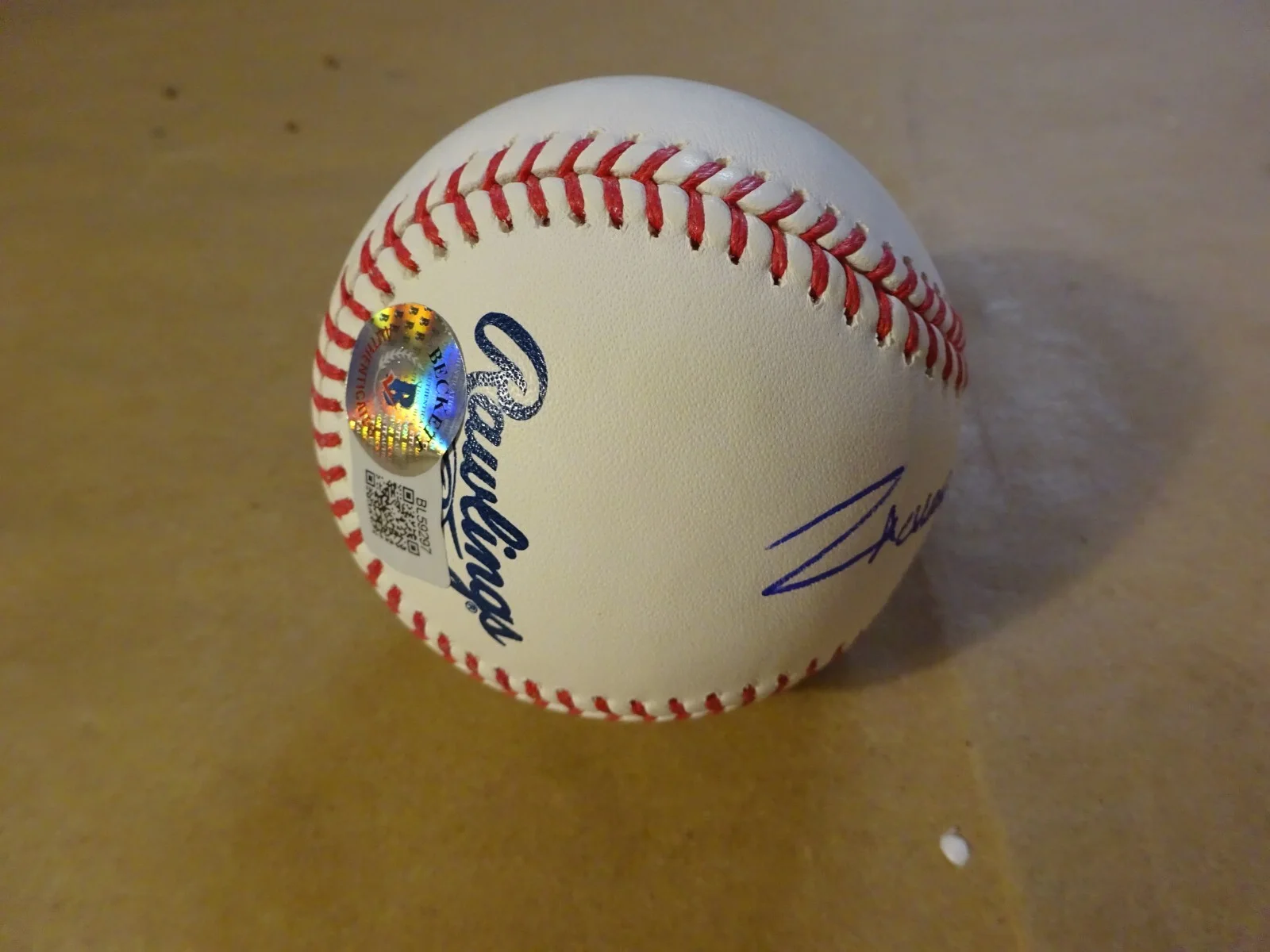 Zachary Levi — Signed Zachary Levi Autographed Baseball Shazam Beckett BAS COA, image 5