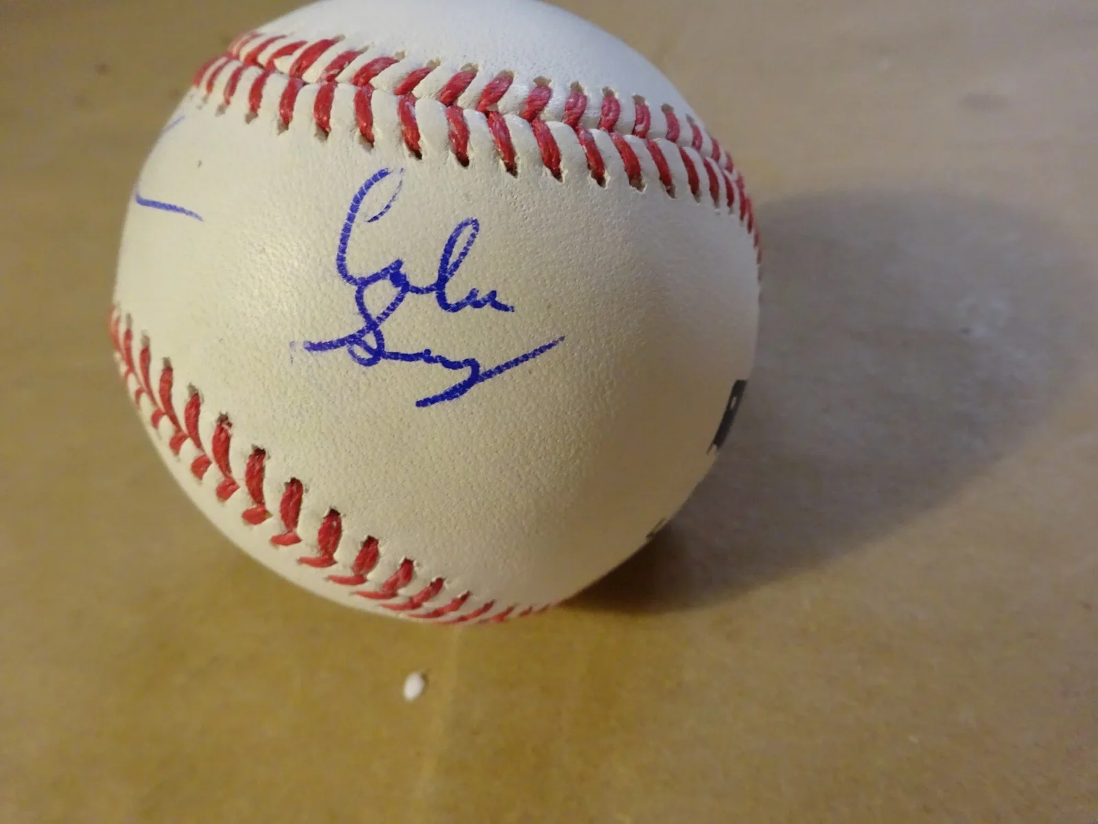 Jacob Elordi, Cailee Spaeny — Signed Jacob Elordi & Cailee Spaeny Autographed Baseball Priscilla BAS COA, image 4