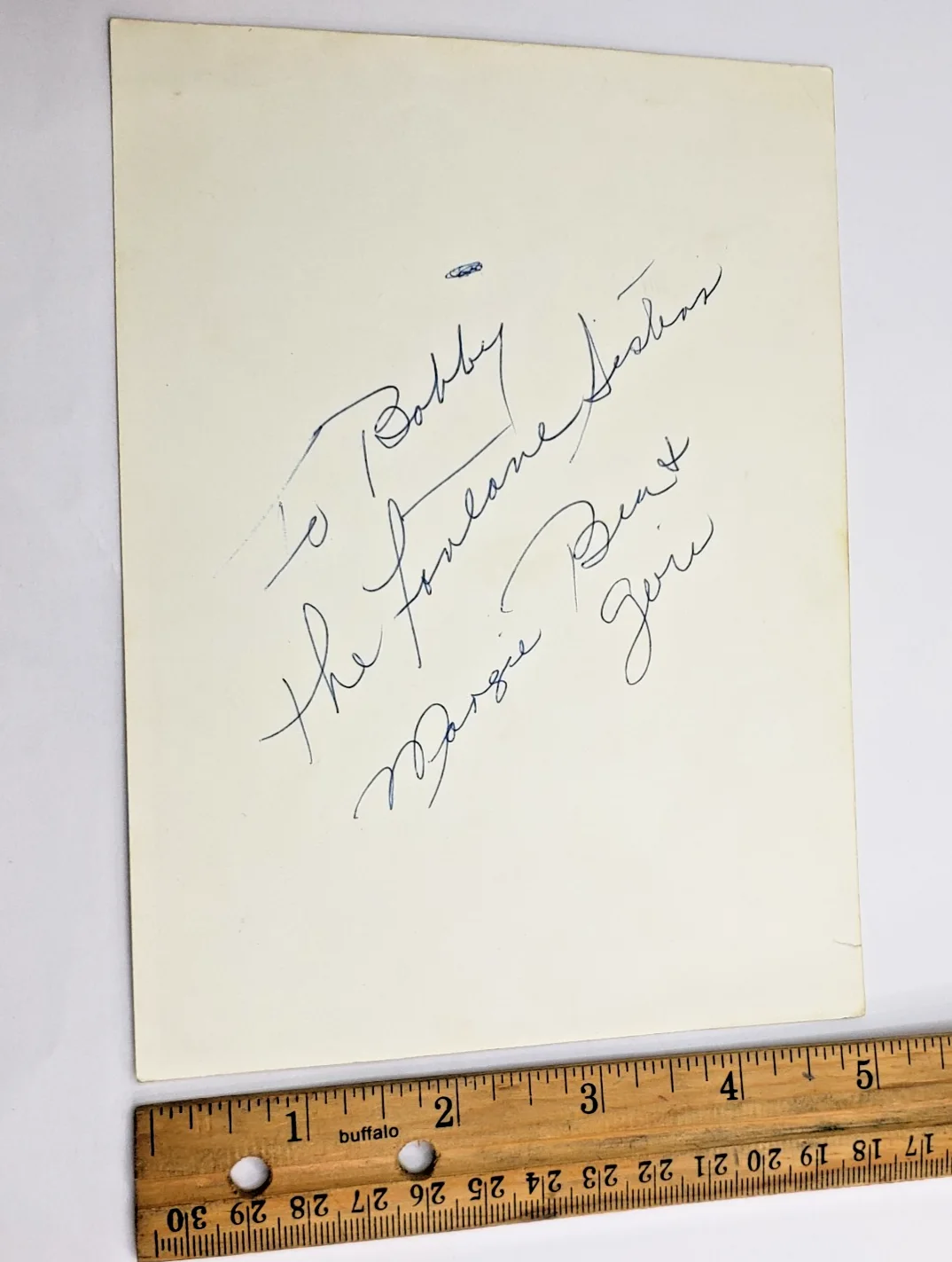Fontane Sisters — THE FONTANE SISTERS 5"x7" Authentic Photo and Signatures on Back 1940s, image 5