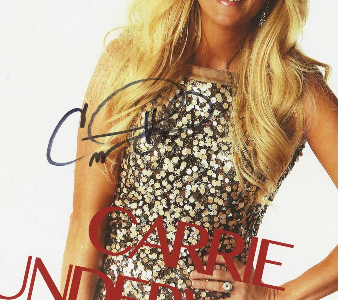 Carrie Underwood autographed concert poster, image 2