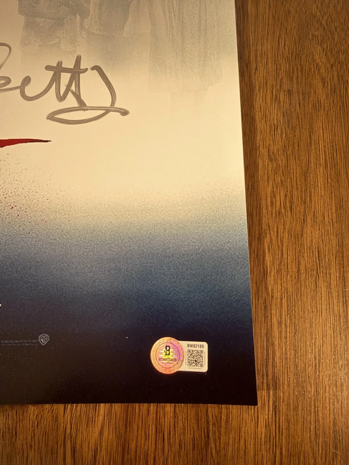 Andy Muschietti ‘It' Movie Director Signed 12x18 Photo Beckett, изображение 2