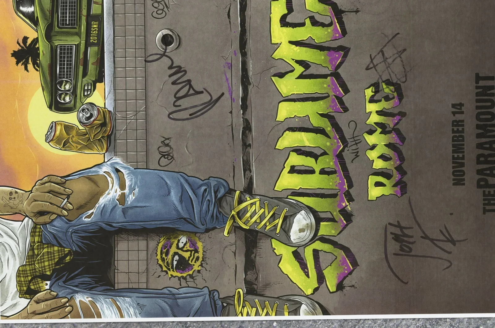 Sublime With Rome autographed concert poster Rome Ramirez, Eric Wilson, image 2