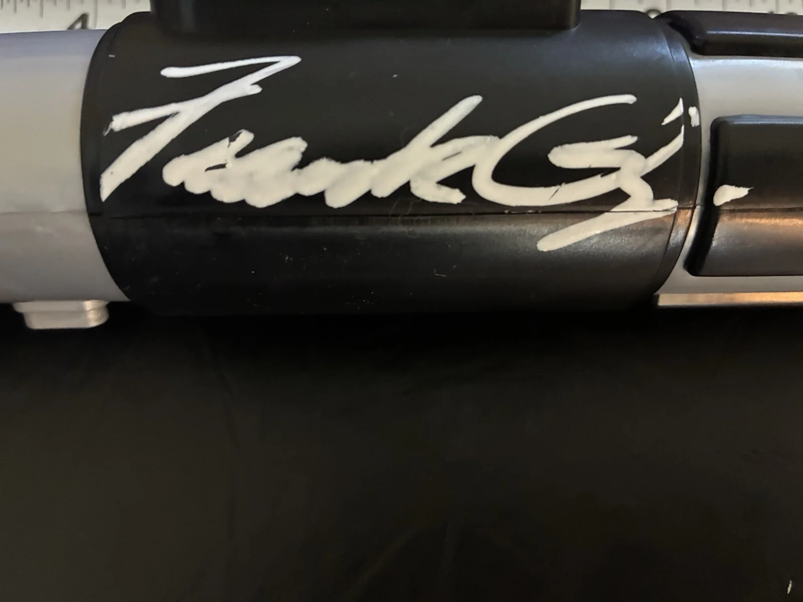 Frank oz Signed Toy Lightsaber with COA Star Wars, image 2