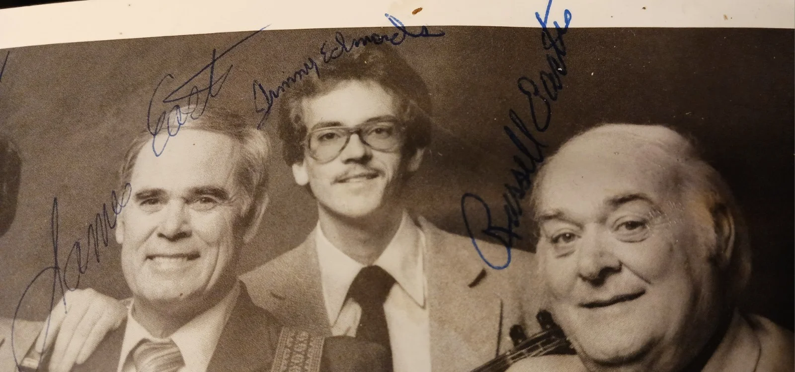 Vintage The Easter Brothers Autographed 8 X 10 BW Glossy Bluegrass Gospel, изображение 5