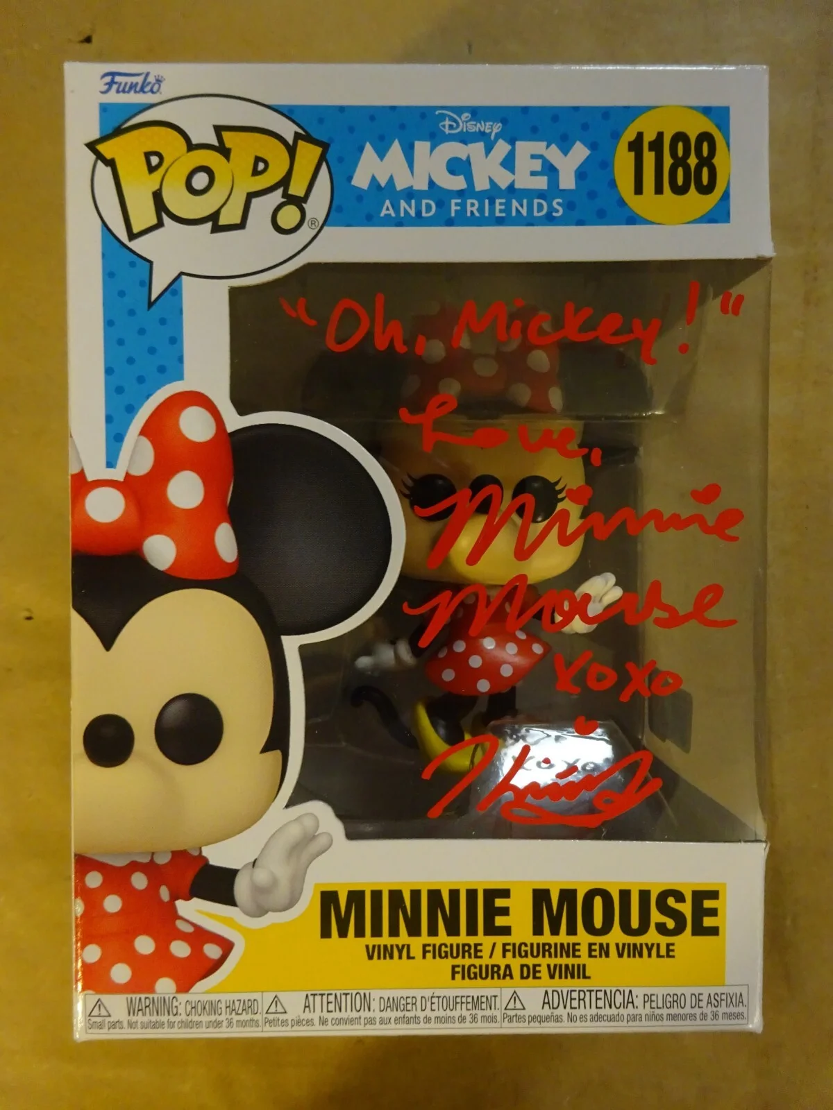 Kaitlyn Robrock — Signed Kaitlyn Robrock Autographed Minnie Mouse Funko Pop OC Celebrity COA #1188