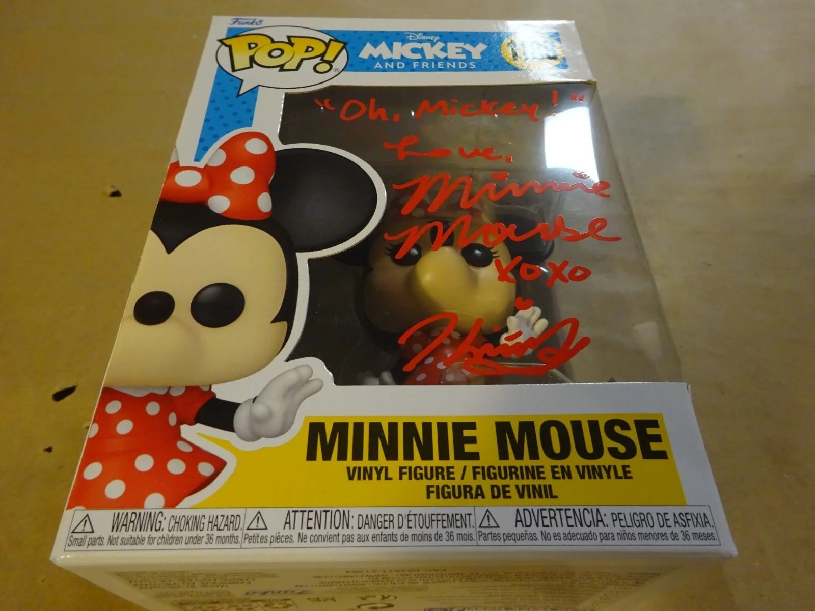 Kaitlyn Robrock — Signed Kaitlyn Robrock Autographed Minnie Mouse Funko Pop OC Celebrity COA #1188, image 2