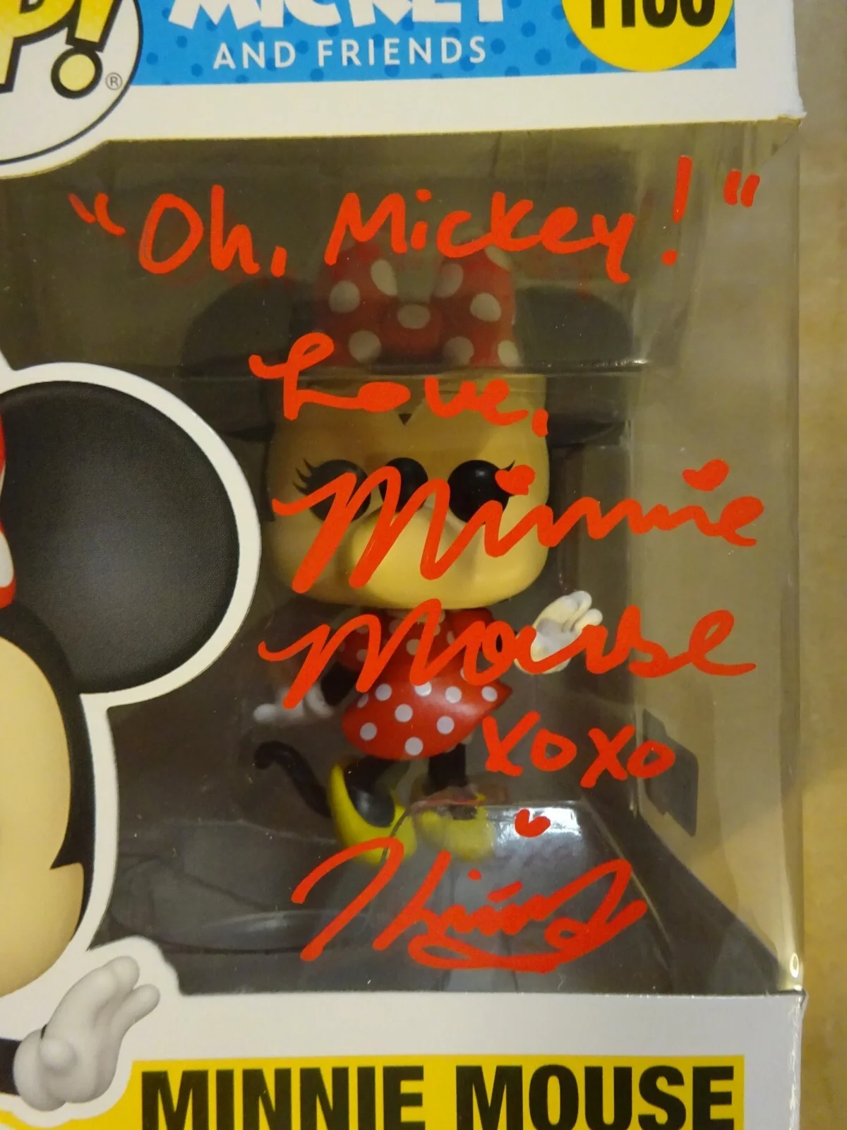 Kaitlyn Robrock — Signed Kaitlyn Robrock Autographed Minnie Mouse Funko Pop OC Celebrity COA #1188, image 3