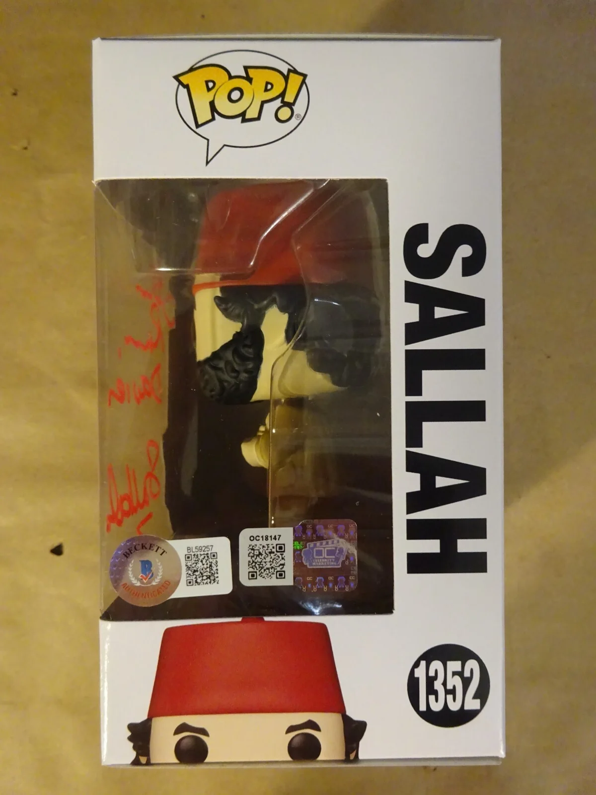 John Rhys-Davies — Signed John Rhys-Davies Autographed Sallah Indiana Jones Pop Beckett BAS COA, изображение 5