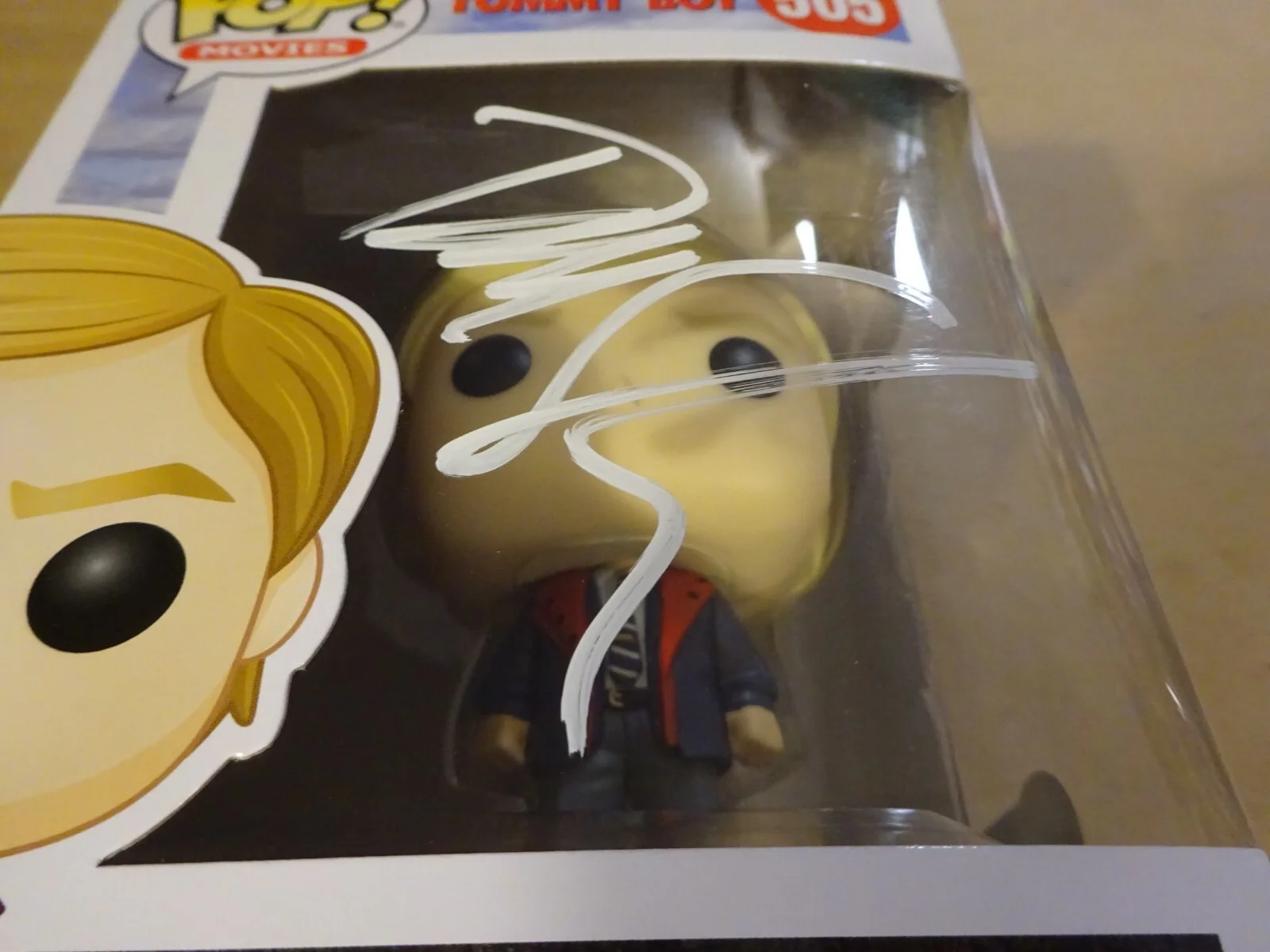 David Spade — Signed David Spade Autographed Richard Tommy Boy Funko Pop #505 BAS COA, image 5