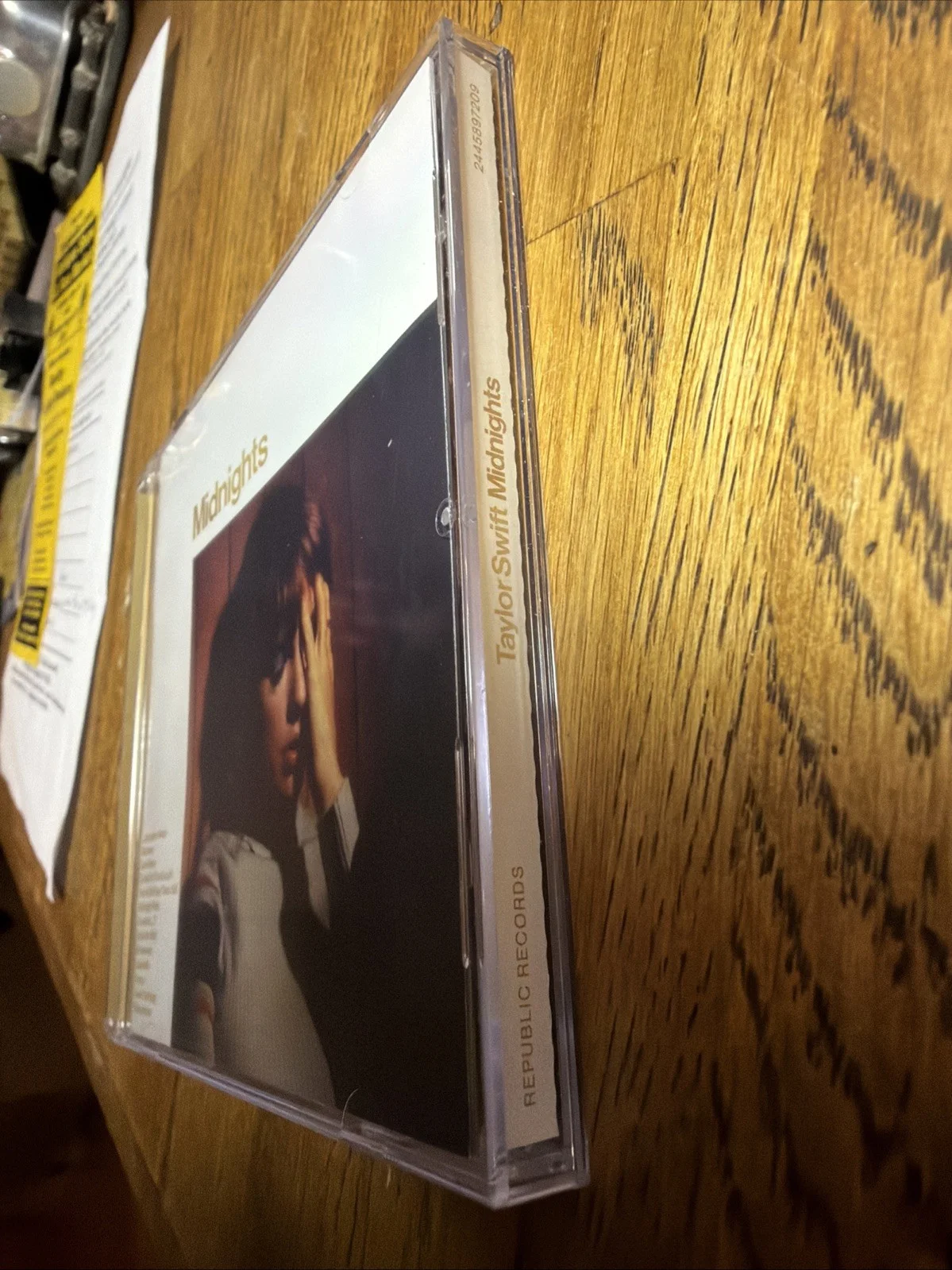 Taylor Swift Signed w/ SEPARATE HEART Midnights Mahogany Edition Photo CD Album, изображение 5