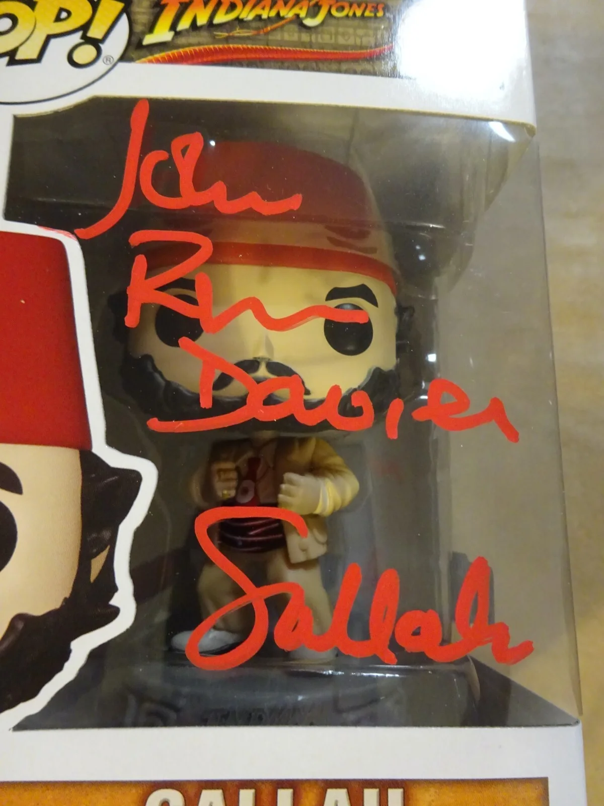 John Rhys-Davies — Signed John Rhys-Davies Autographed Sallah Indiana Jones Pop OC Celebrity COA, изображение 3