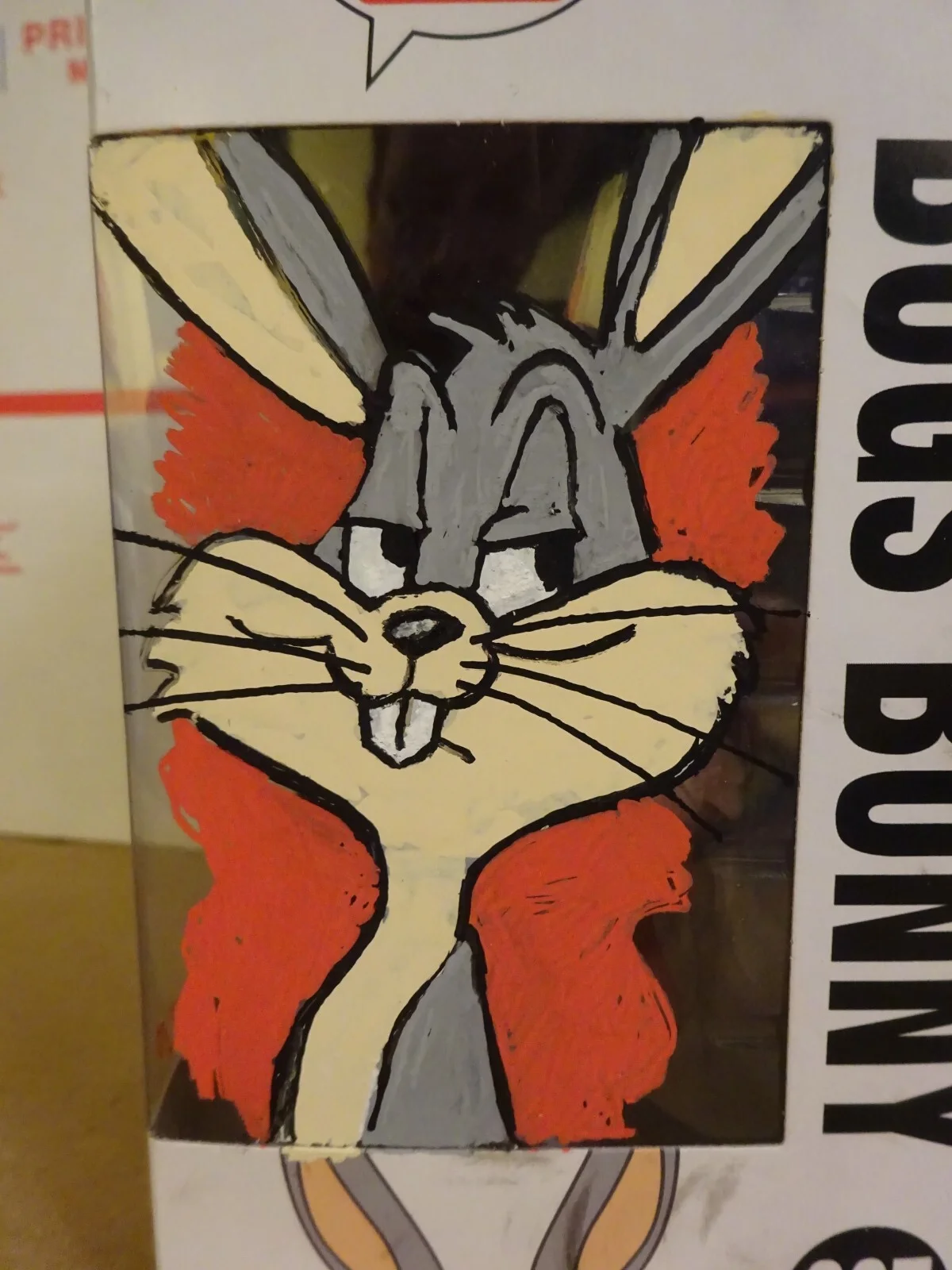 Richard Maurizio — Richard Maurizio Signed & Sketched Looney Tunes Bugs Bunny Funko Pop, изображение 3