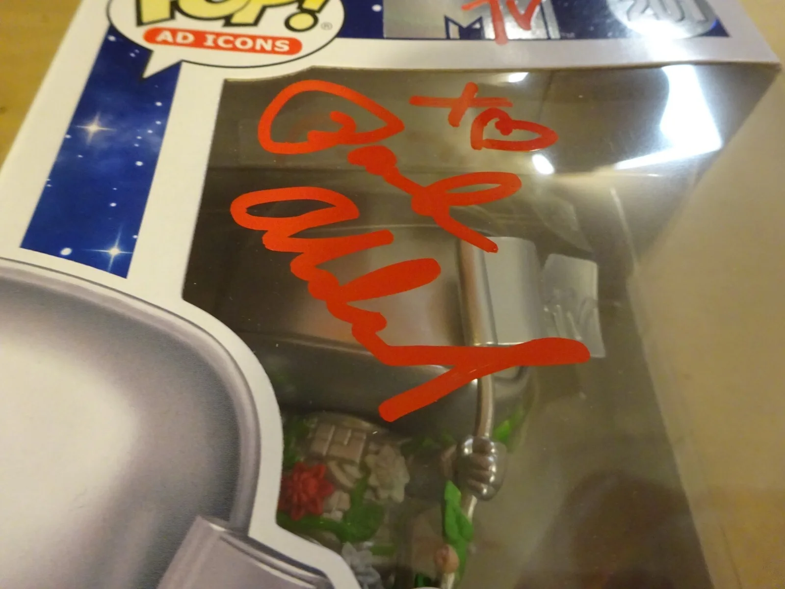 Signed Paula Abdul Autographed MTV Moon Person Funko Pop Figure Beckett BAS COA, image 4