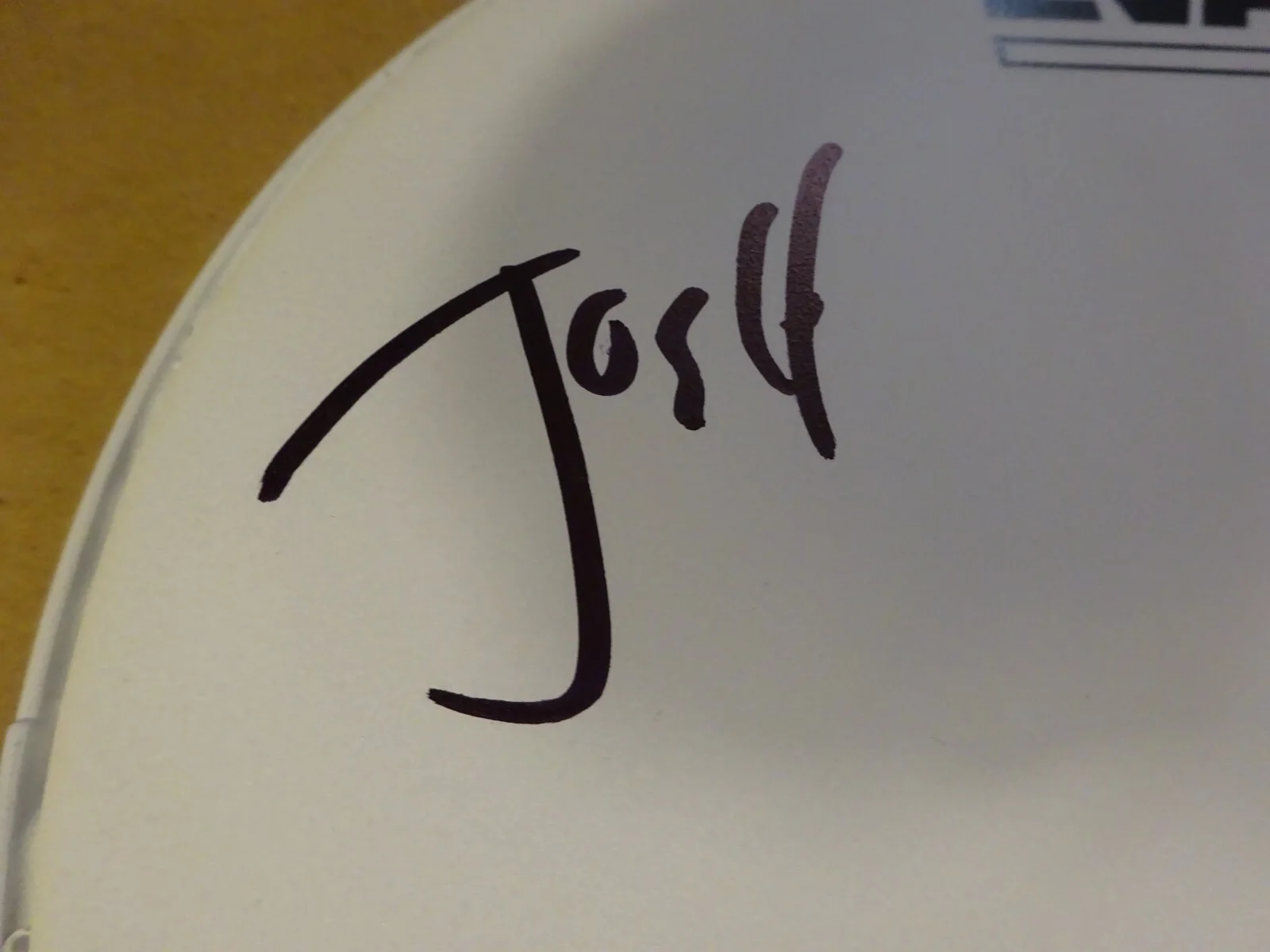 Signed Josh Freese & Nate Mendel Autographed Foo Fighters 8" Drum Head BAS COA, image 4