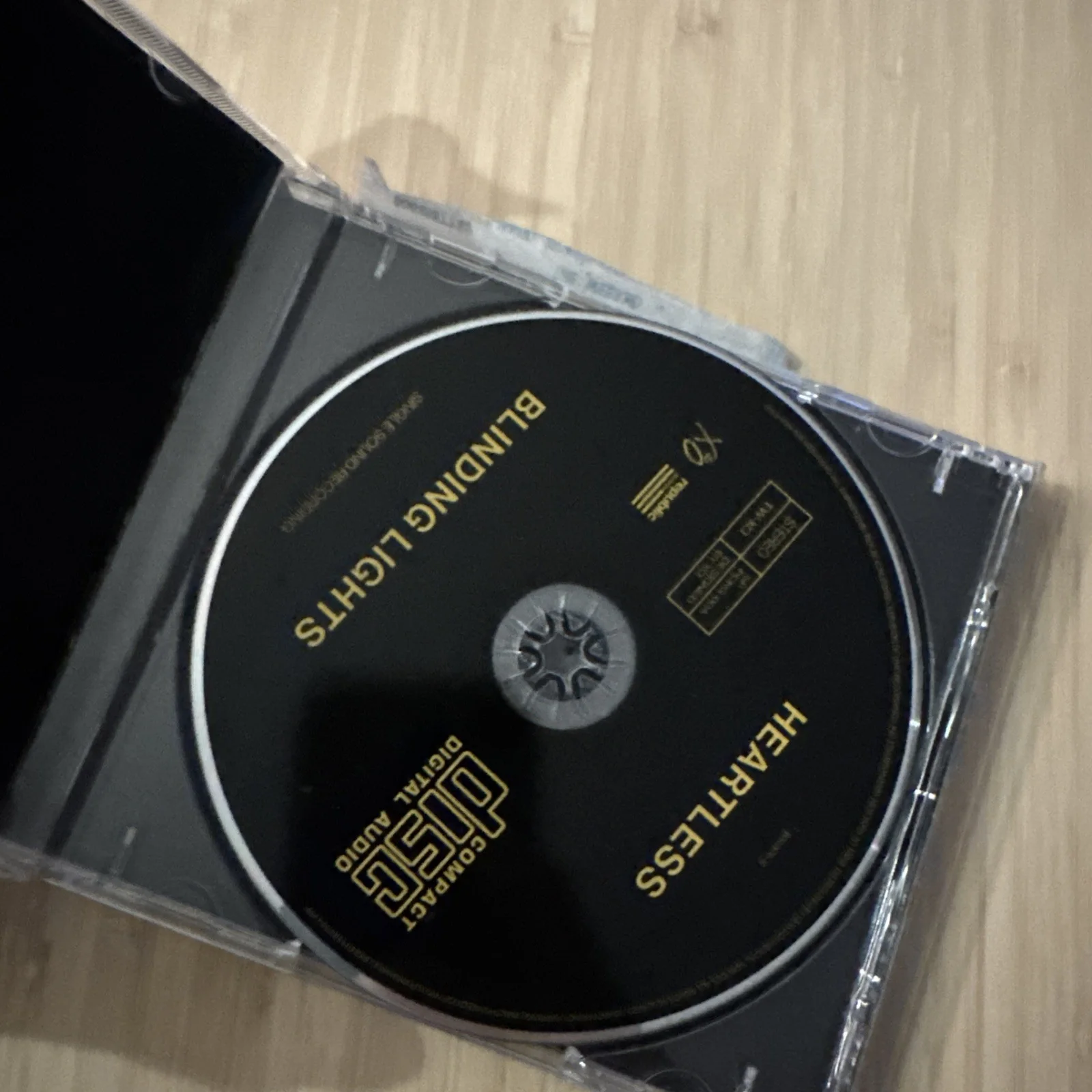 The Weeknd CD Hand Signed Autograph PSA/DNA COA, image 2