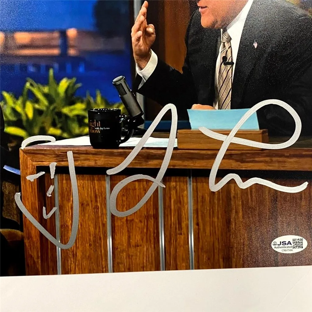 Jay Leno signed Tonight Show 11x14 Photo autograph ~ JSA, image 2
