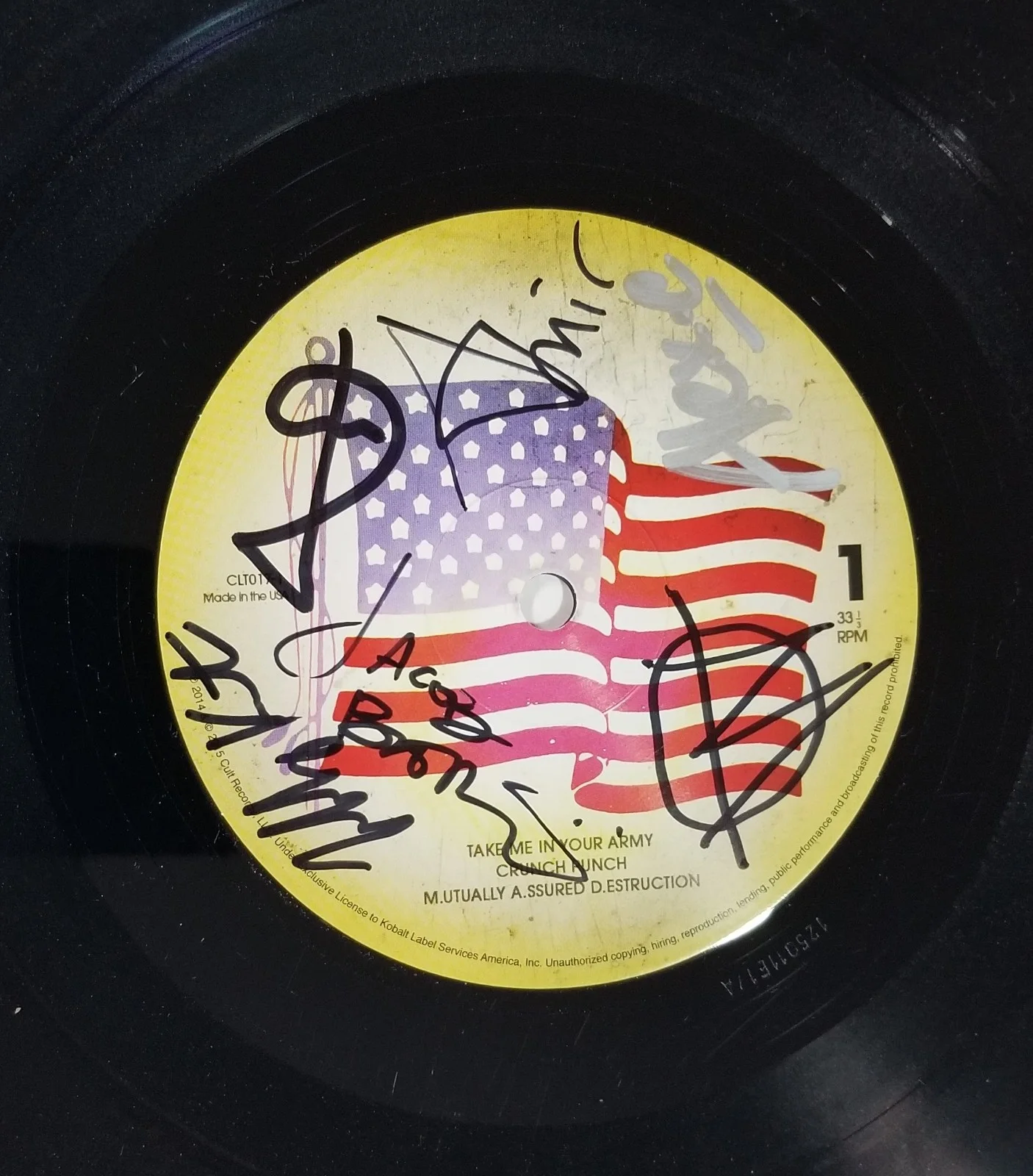 The Voidz SIGNED Tyranny Vinyl Record COA Autograph Strokes Julian Casablancas, image 2
