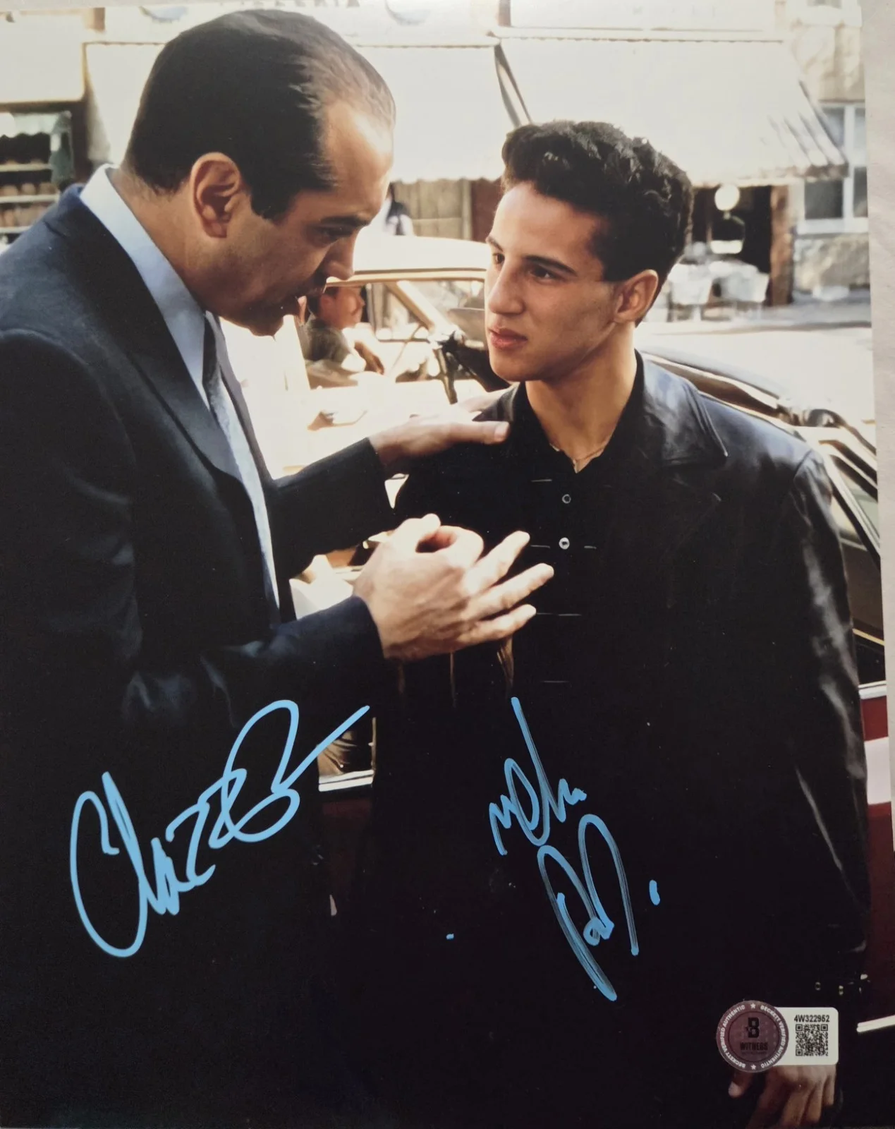 chazz palminteri — A Bronx Tale 8x10 Photo Signed Chazz Palminteri Lillo Brancato Beckett