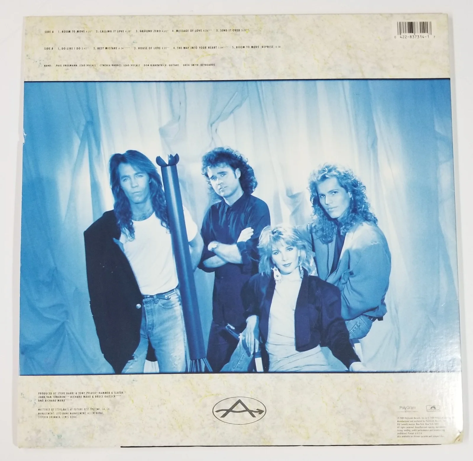 Animotion REAL hand SIGNED Self-Titled Vinyl Record COA Autographed Astrid +2, image 3