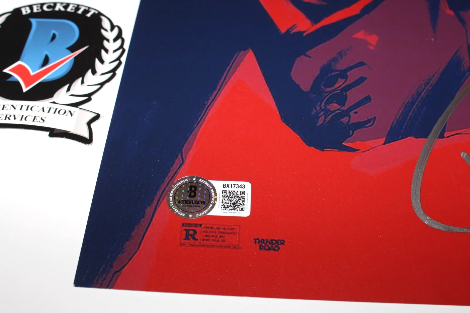 CREATOR DEREK KOLSTAD SIGNED 'JOHN WICK' 12x18 MOVIE POSTER 2 BECKETT BAS COA, изображение 3