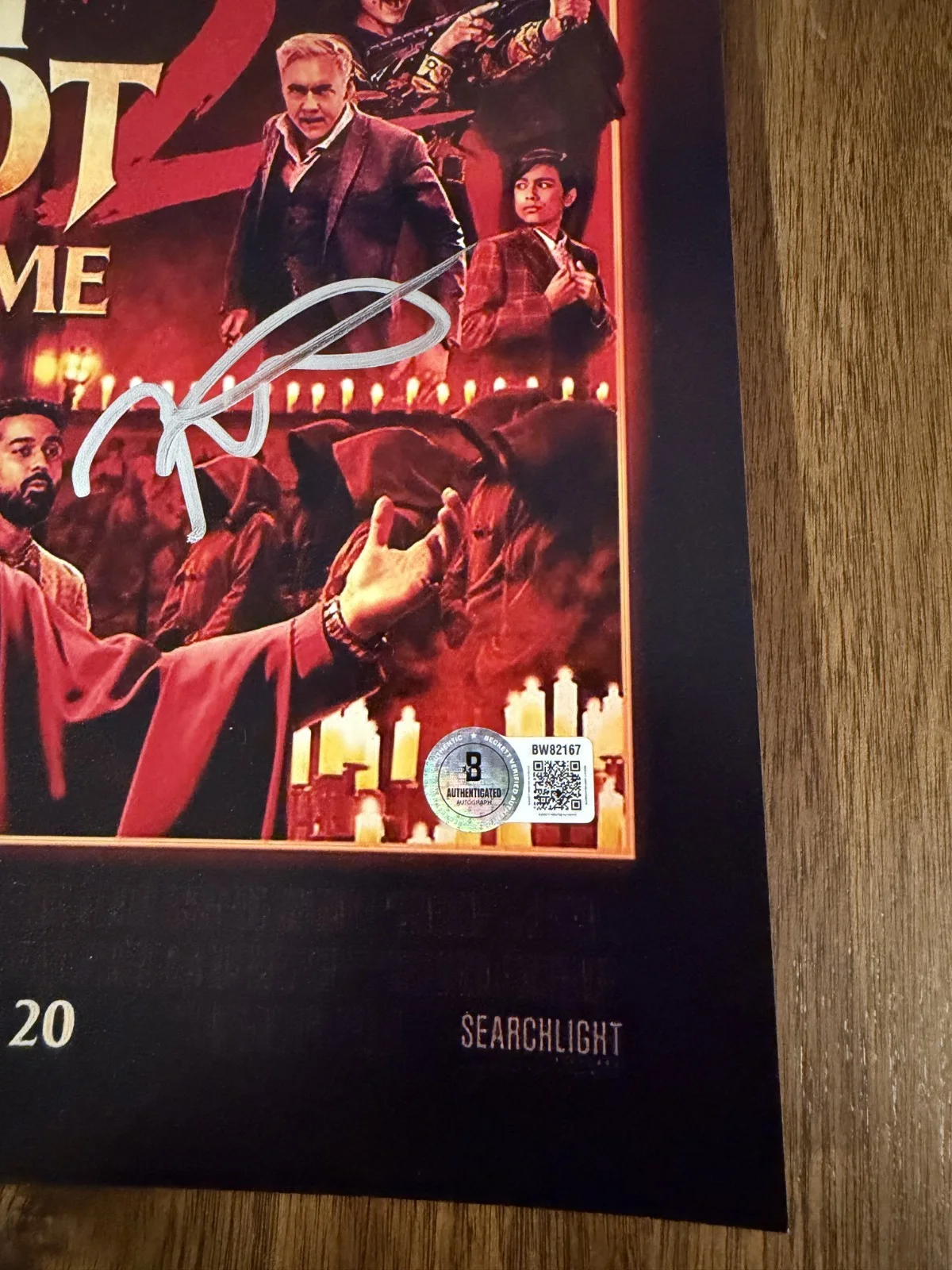 Matt Bettinelli-Olpin & Tyler Gillett Ready Or Not 2 Signed 12x18 Photo Beckett, изображение 2