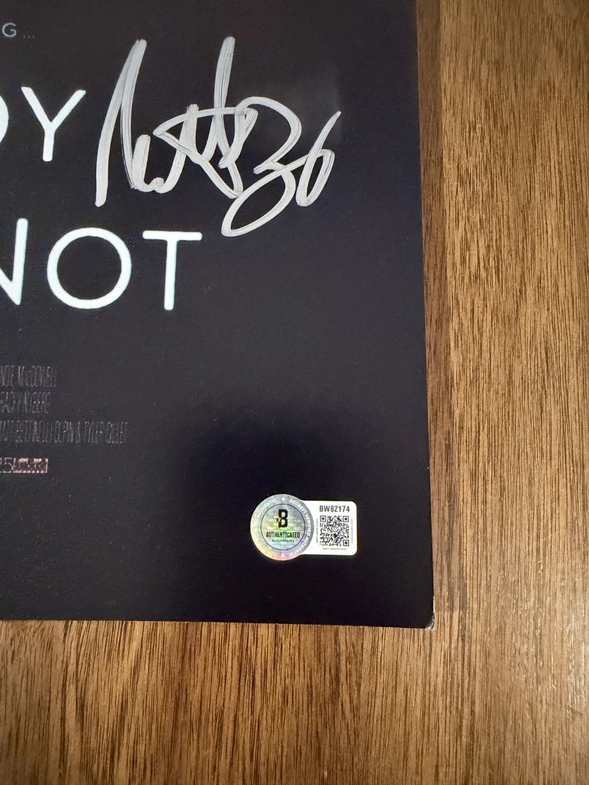 Matt Bettinelli-Olpin & Tyler Gillett ‘Ready Or Not’ Signed 12x18 Photo Beckett, изображение 2