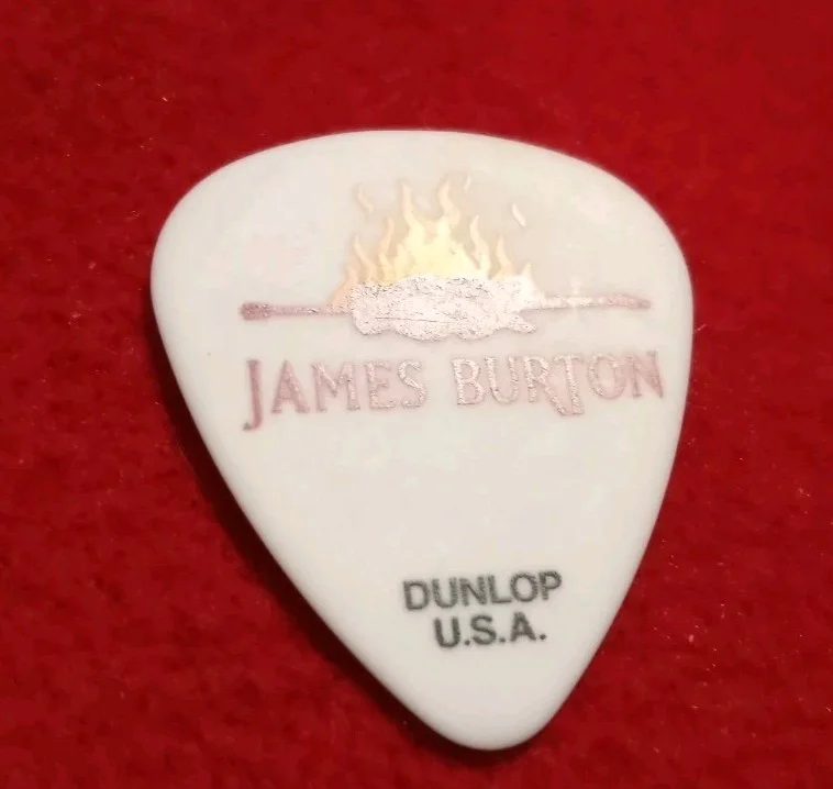 James Burton Authentic Stage Guitar Pick Concert 11-7-25 Bossier City LA *Elvis*, image 3