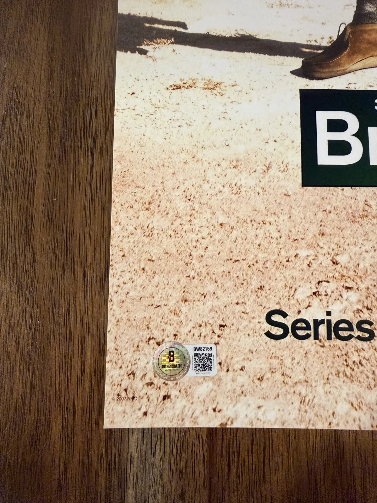 Vince Gilligan 'Breaking Bad' Creator Signed 12x18 Photo Beckett Certified, изображение 2