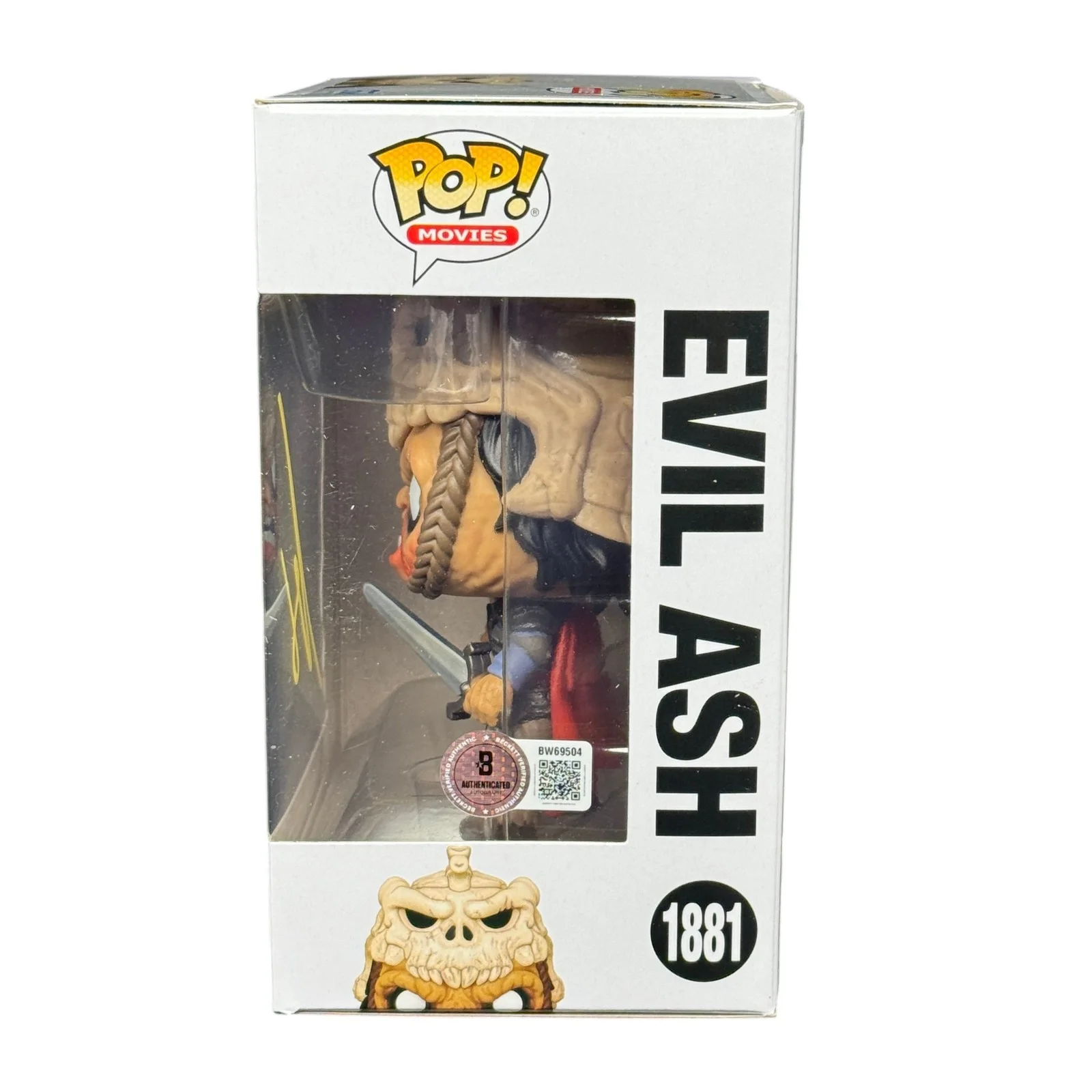 Bruce Campbell — Bruce Campbell Signed Army of Darkness Evil Ash Funko Pop 1881 Beckett Autograph, изображение 2