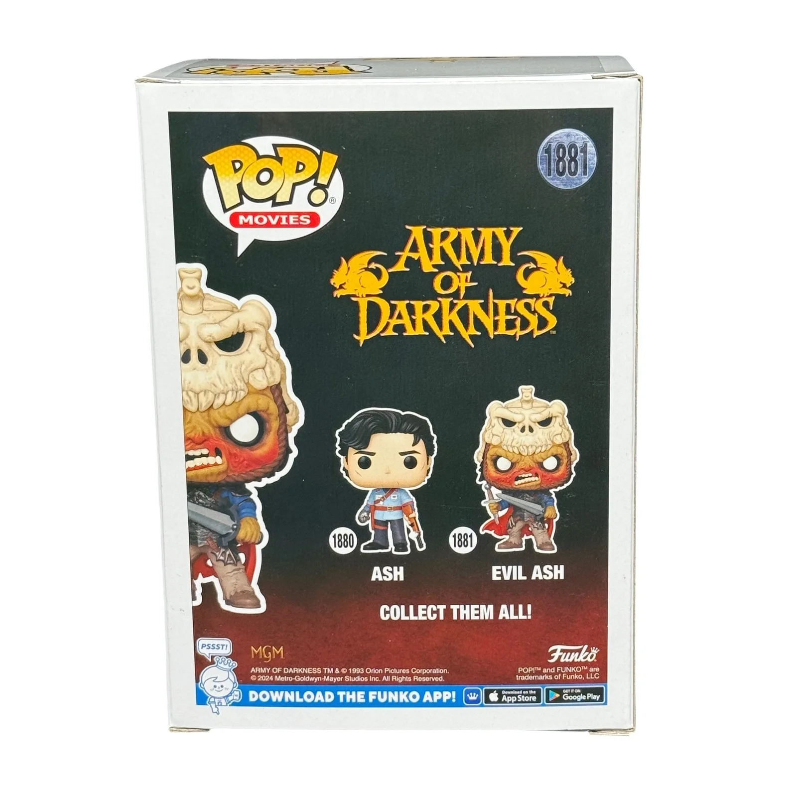 Bruce Campbell — Bruce Campbell Signed Army of Darkness Evil Ash Funko Pop 1881 Beckett Autograph, изображение 3