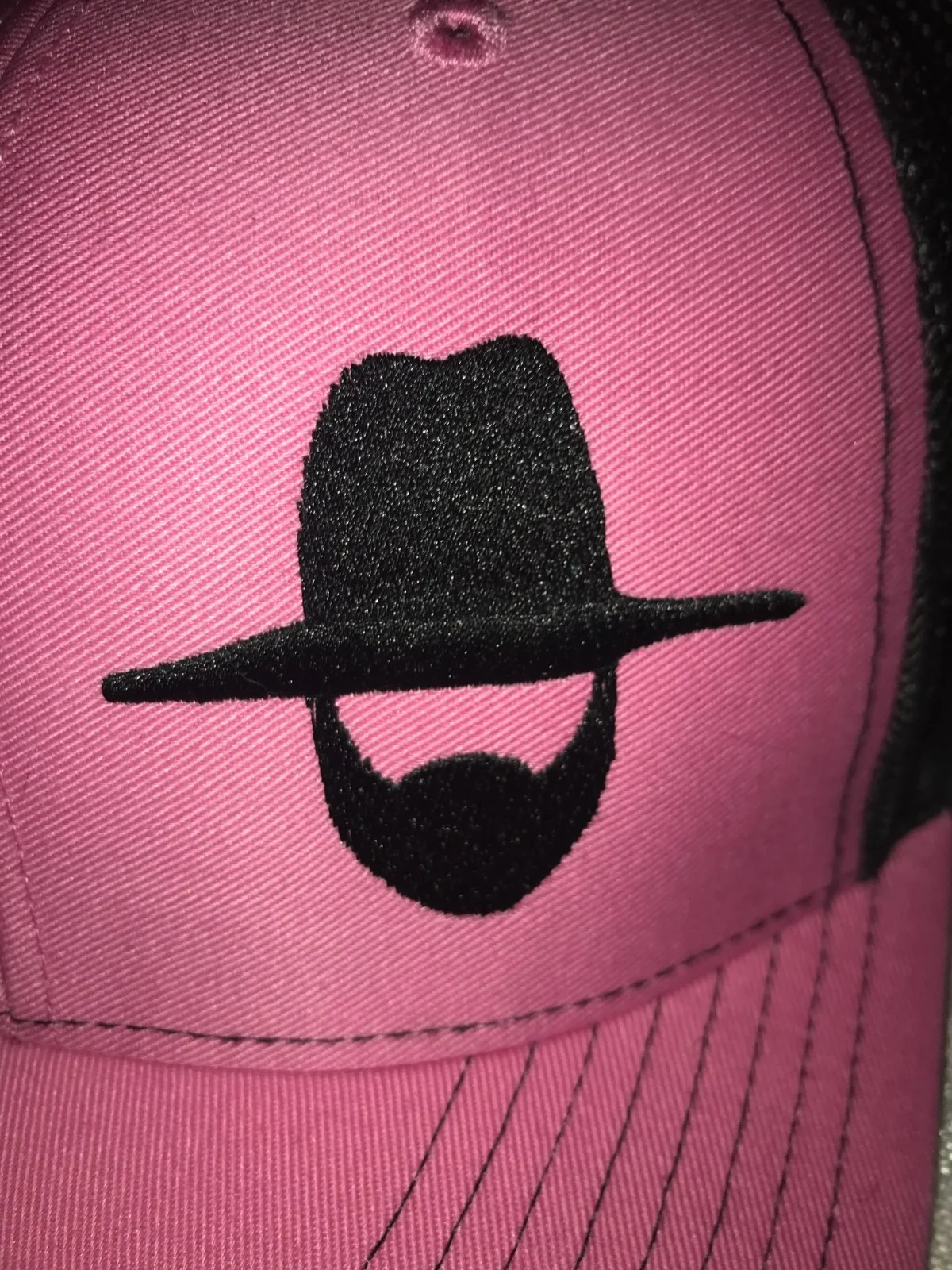 SIGNED Super Rare DEMUN JONES Country Rapper LOGO Pink TRUCKER HAT Merchandise, изображение 2