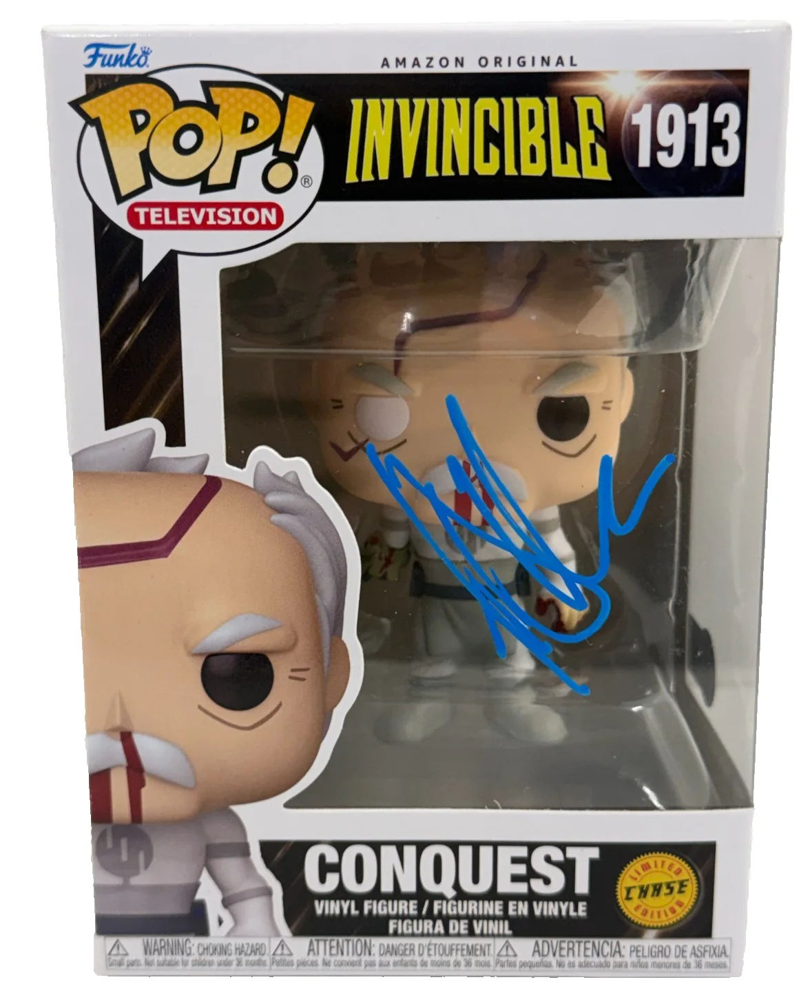 Invincible — Jeffrey Dean Morgan Signed Conquest Chase Funko Invincible Autograph Beckett