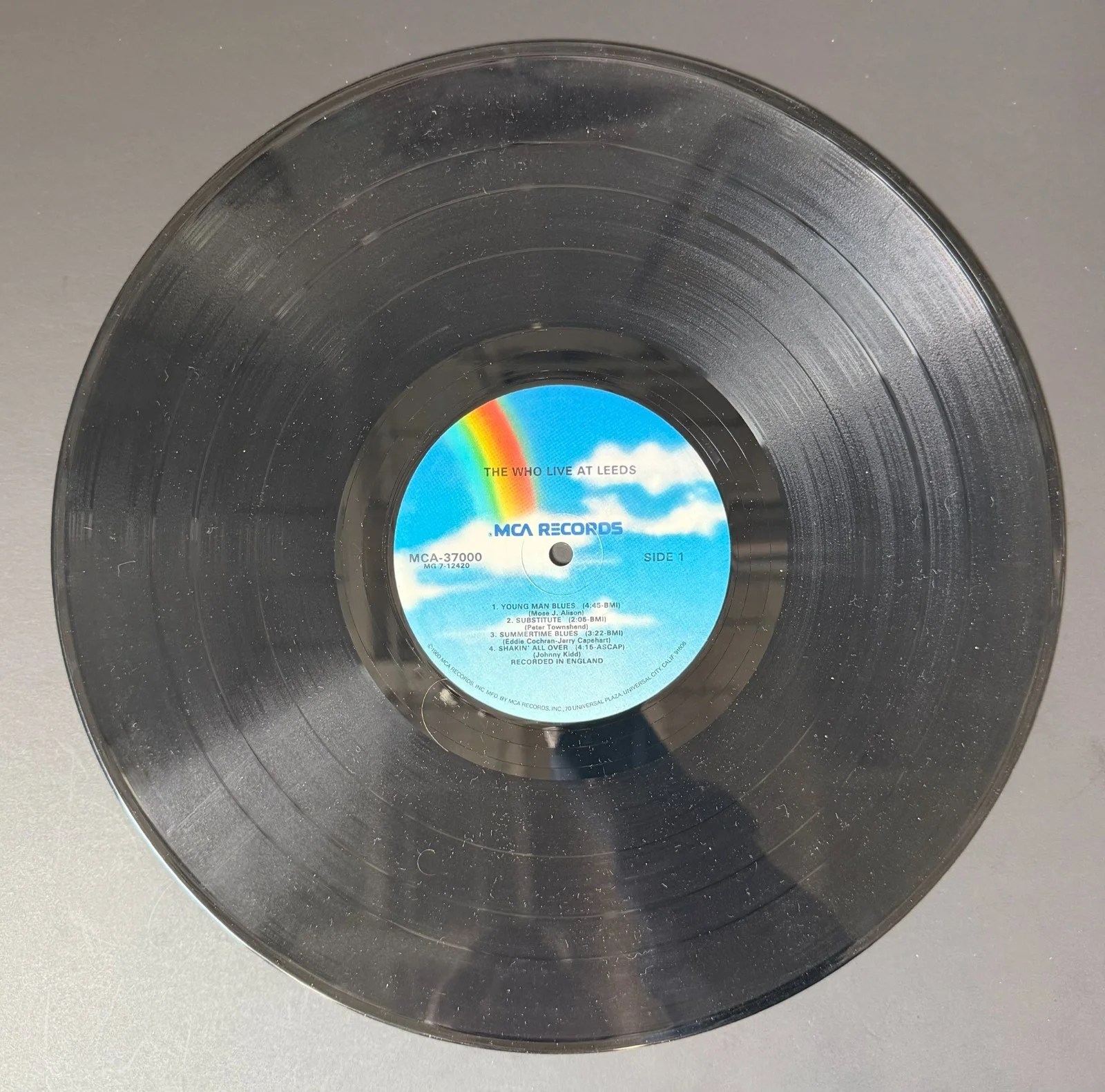 Pete Townshend Signed 1970 The Who Album 'Live At Leeds' PSA/DNA GHRR HHOF Vtg, изображение 5