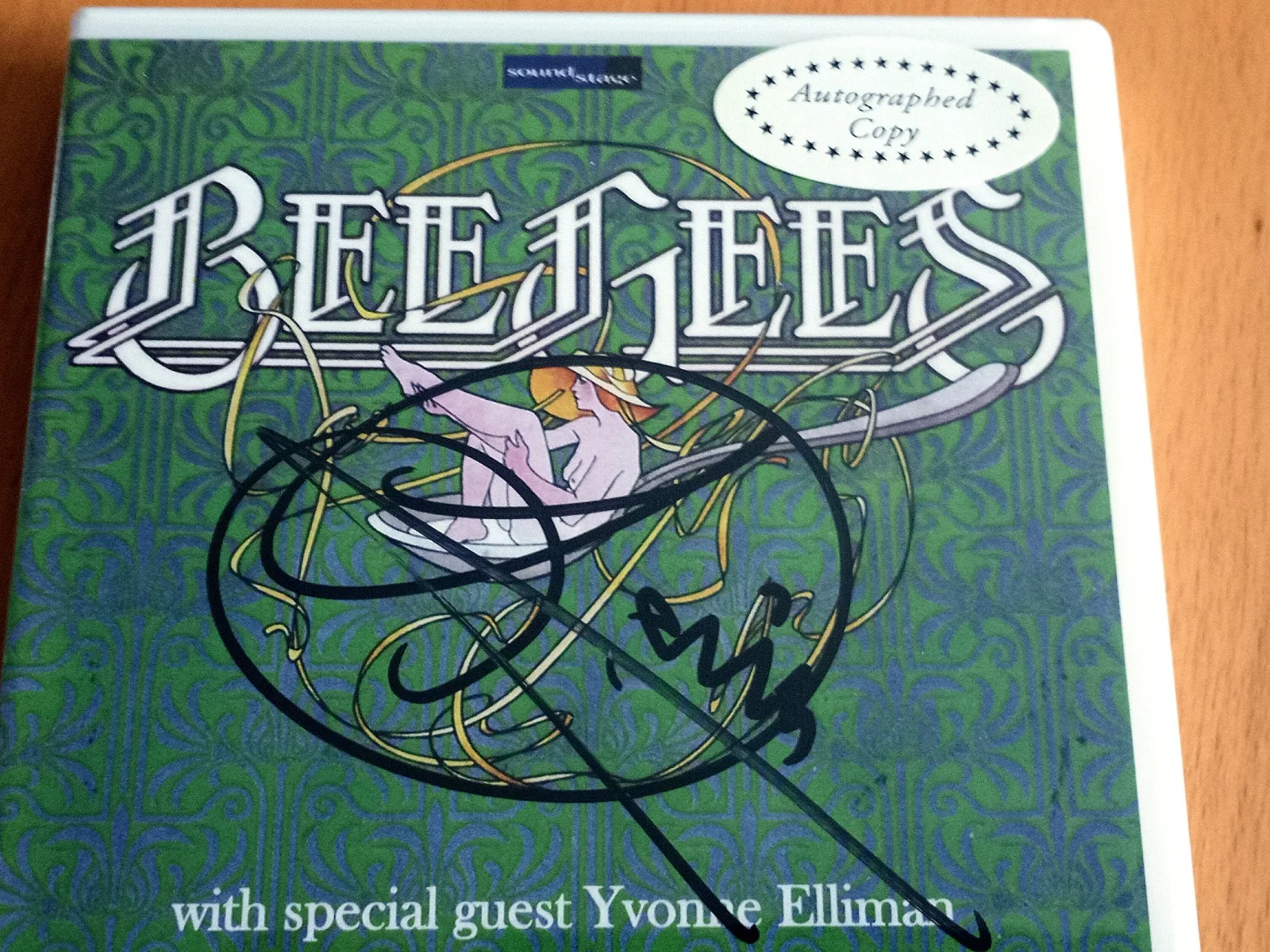 BeeGees signed dvd lot PBS soundstage Barry Gibb Miami 1979 ticket, image 2