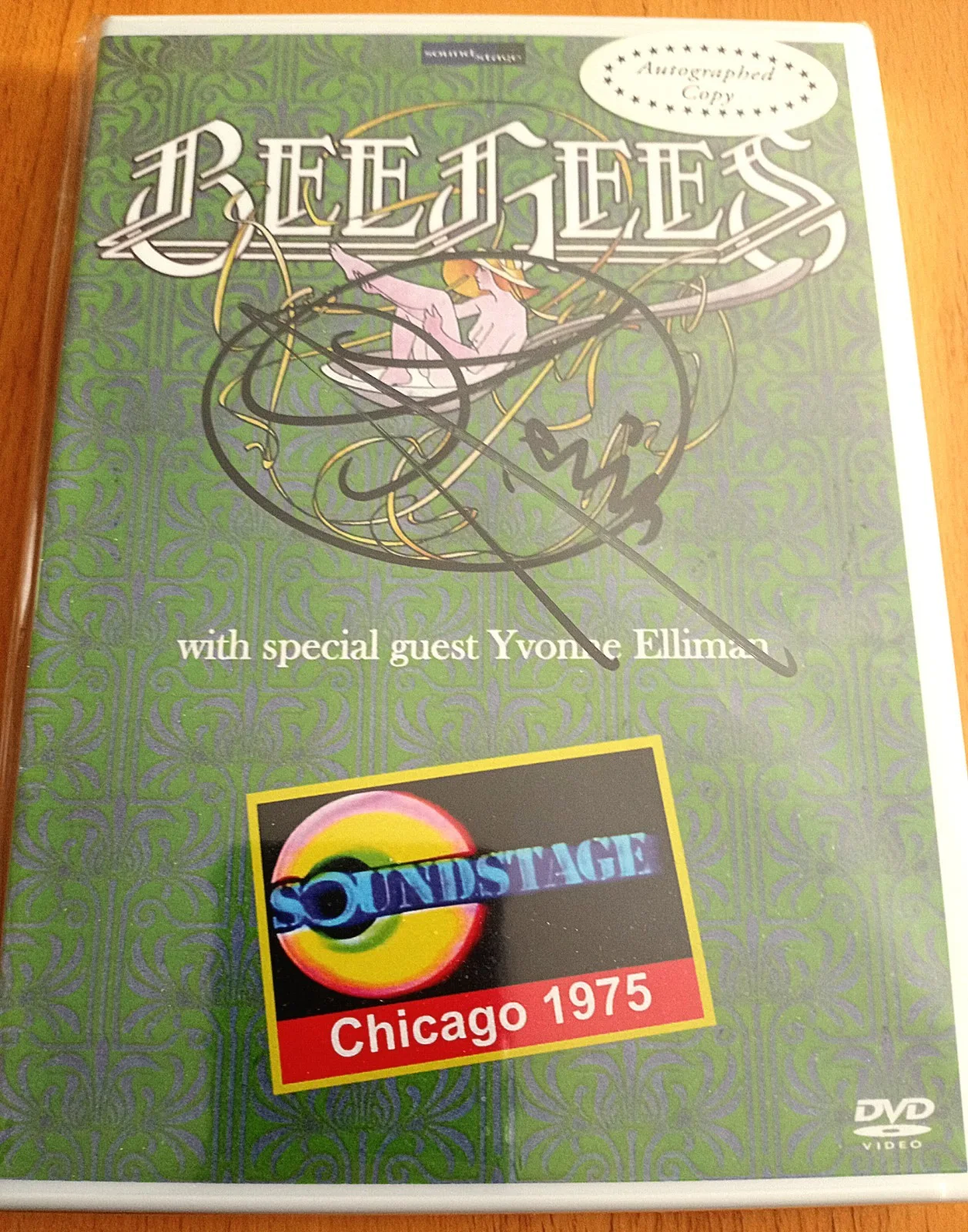 BeeGees signed dvd lot PBS soundstage Barry Gibb Miami 1979 ticket, image 4