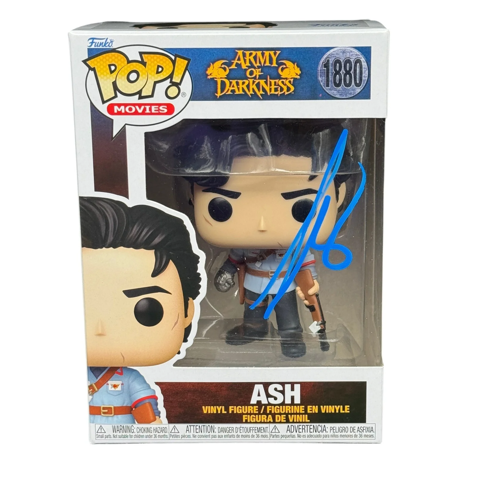 Bruce Campbell — Bruce Campbell Signed Army of Darkness Ash Funko Pop 1880 Beckett BAS Autograph