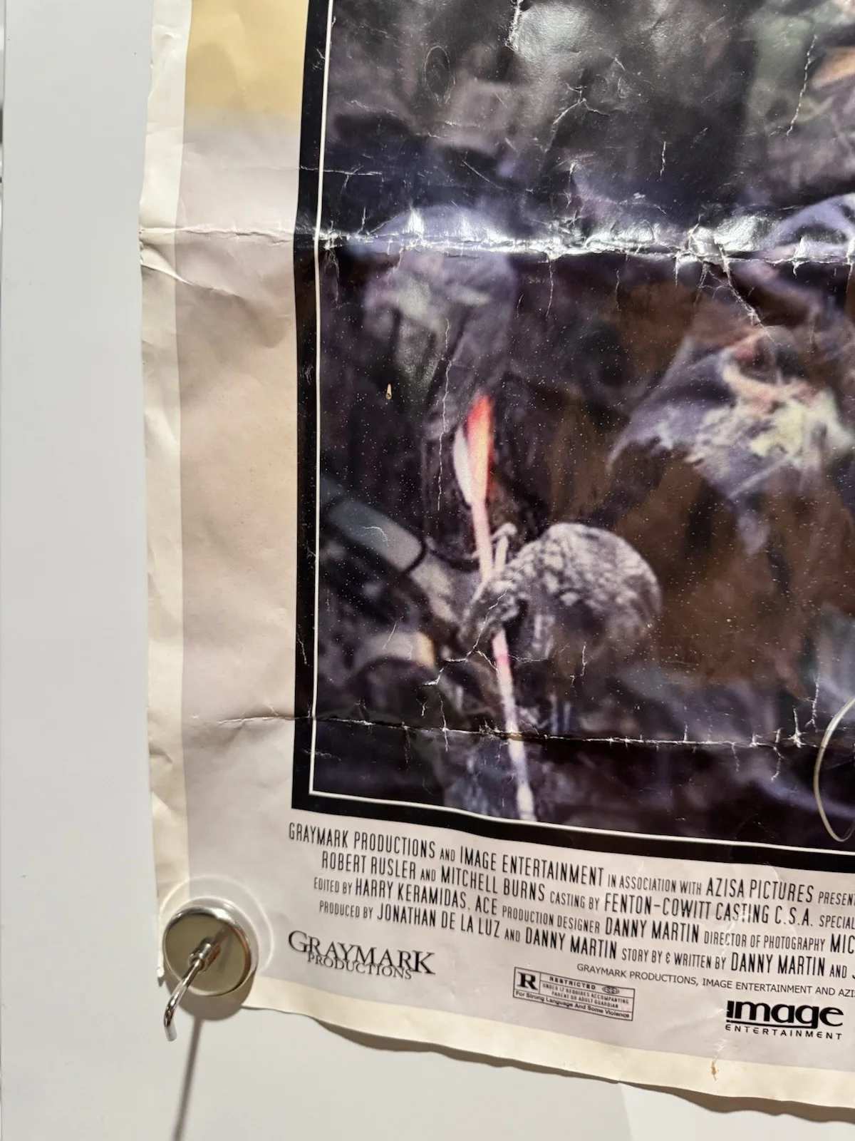 the hunt movie poster 2006 Jonathan de la Luz signed movie poster, изображение 3