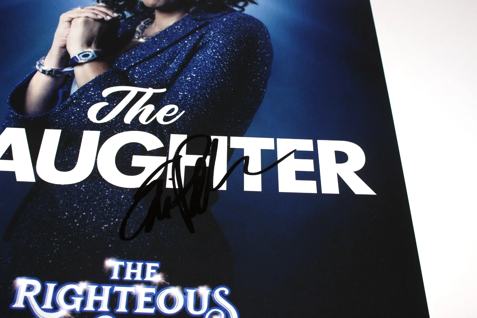 EDI PATTERSON SIGNED 'THE RIGHTEOUS GEMSTONES' 12x18 TV SHOW POSTER BECKETT COA, изображение 3
