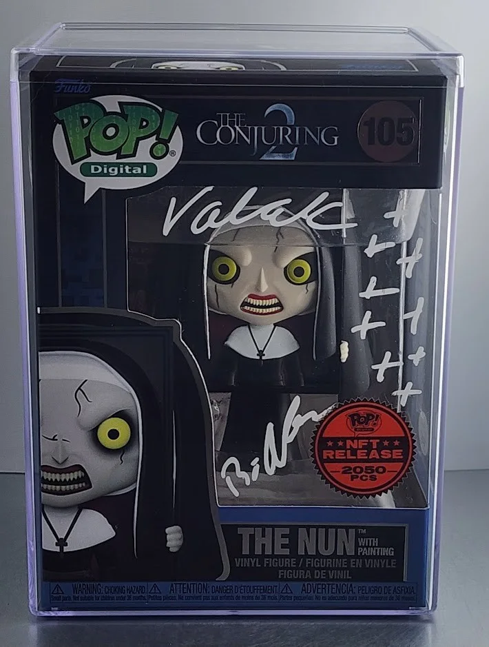 Bonnie Aarons — Bonnie Aarons Signed Autographed Funko Pop Digital 105 /2050 The Nun Conjuring 2