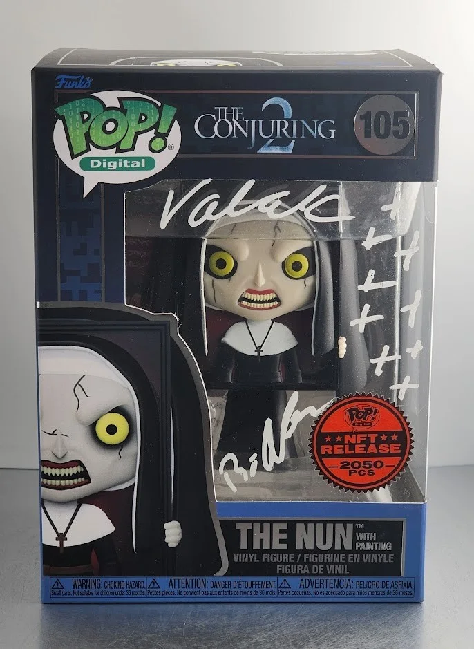 Bonnie Aarons — Bonnie Aarons Signed Autographed Funko Pop Digital 105 /2050 The Nun Conjuring 2, изображение 2