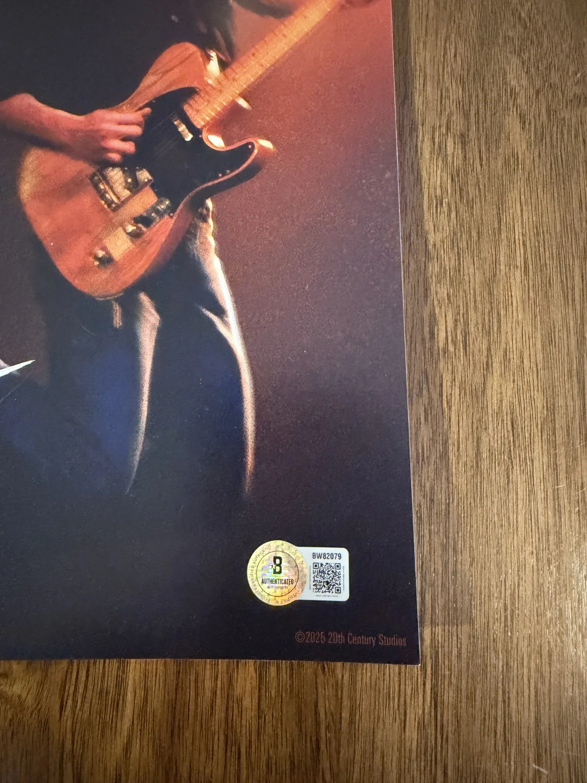 Jeremy Allen White ‘Springsteen' Signed 12x18 Photo 'Bruce' Beckett, изображение 2