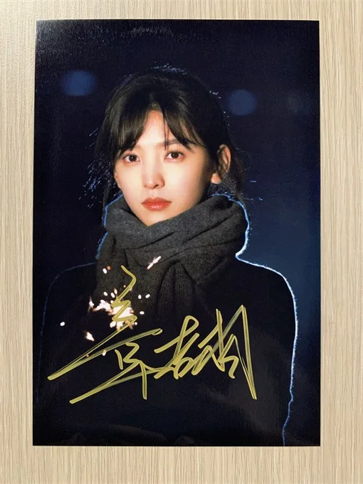 6" 章若楠/ Ruonan ZhangHand Signed Autographed Photo Autographs Collection Original, image 4