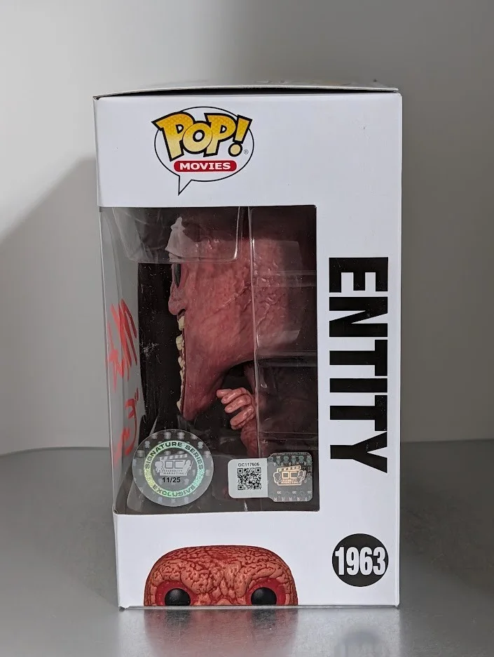 Marti Matulis — Marti Matulis Signed Autographed Funko Pop #1963 Entity Monstrosity Smile Horror, image 2