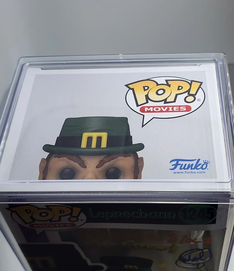 William Clausen — William Clausen Autographed Signed Artwork Leprechaun Funko Pop #1245 With COA, изображение 5