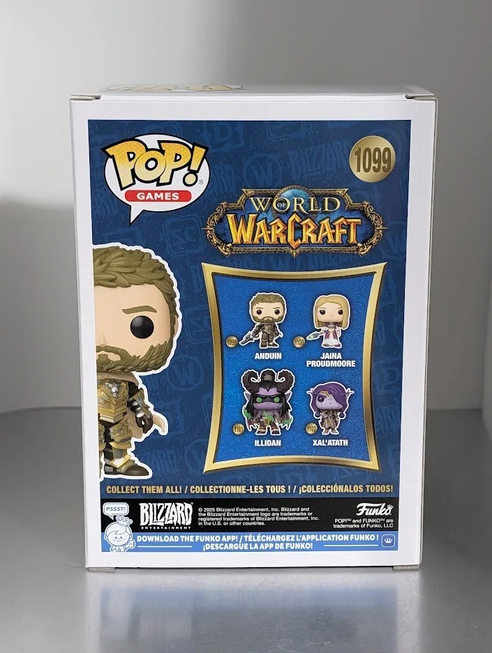 Josh Keaton — Josh Keaton Signed Autographed Funko Pop #1099 Anduin World of Warcraft, image 3