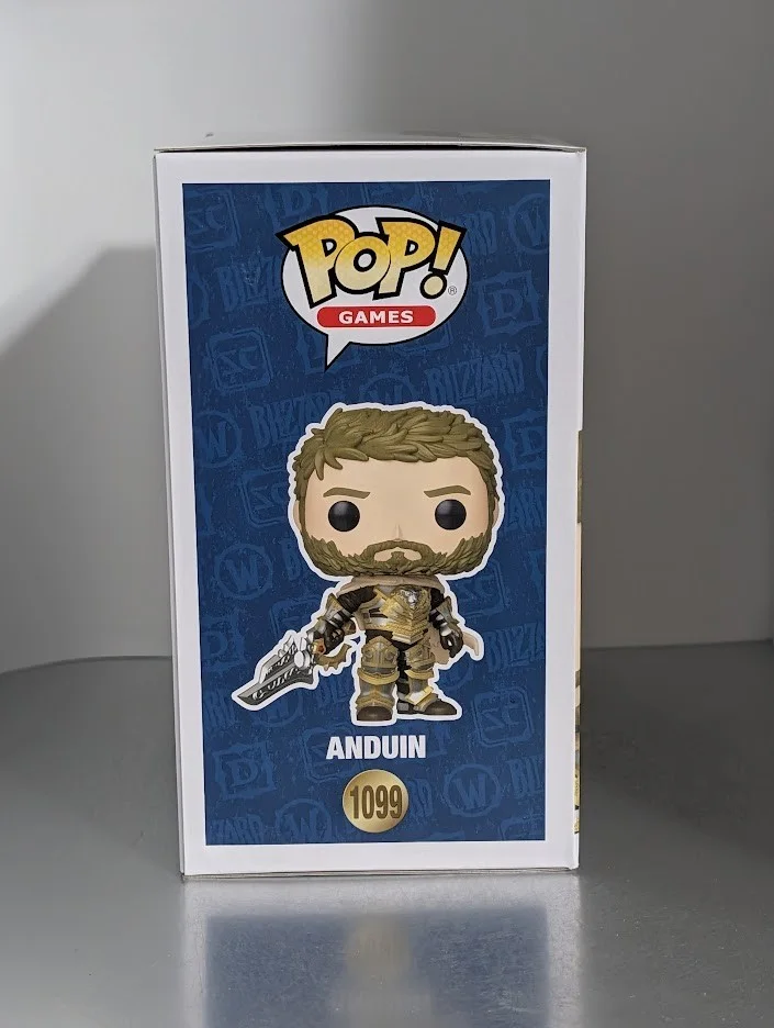 Josh Keaton — Josh Keaton Signed Autographed Funko Pop #1099 Anduin World of Warcraft, image 4