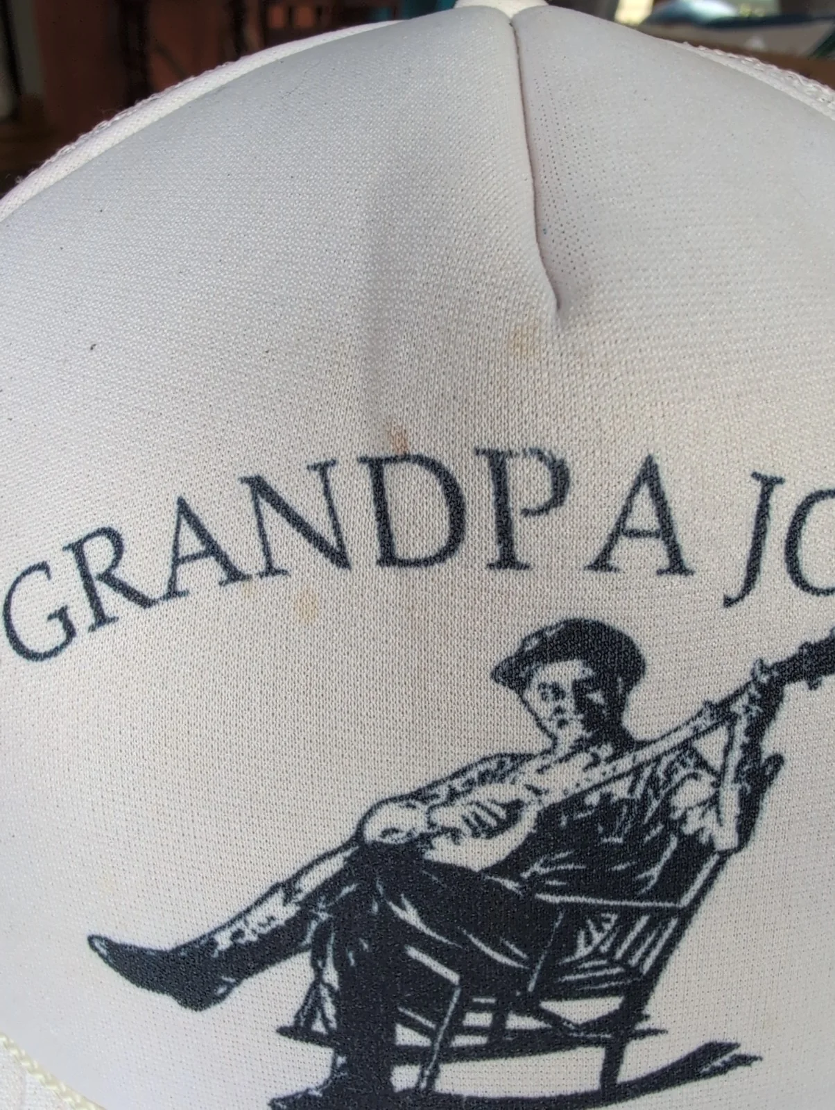 Grandpa Jones And Johnny Russell Signed Vintage Snapback Caps Autograph Country, изображение 4