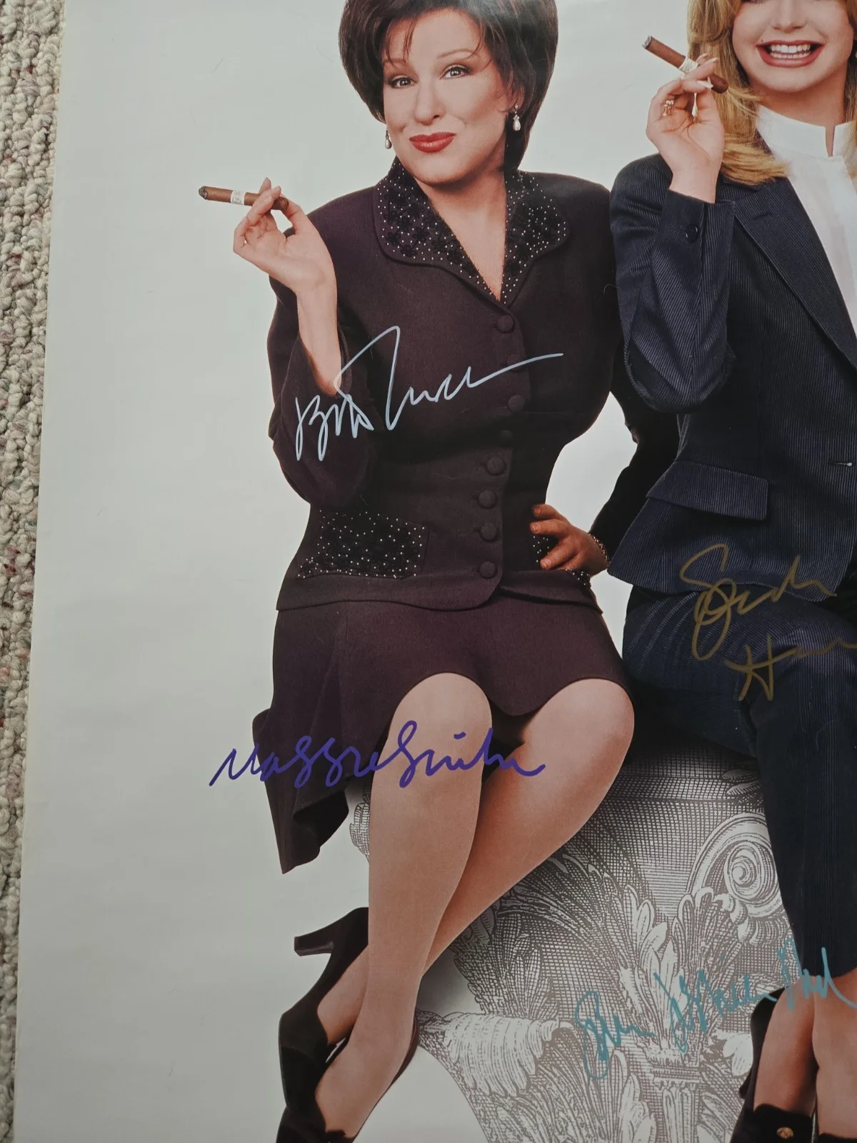 Diane Keaton-Bette Midler-Goldie Hawn ' First Wives Club ' Signed In Person..., изображение 2